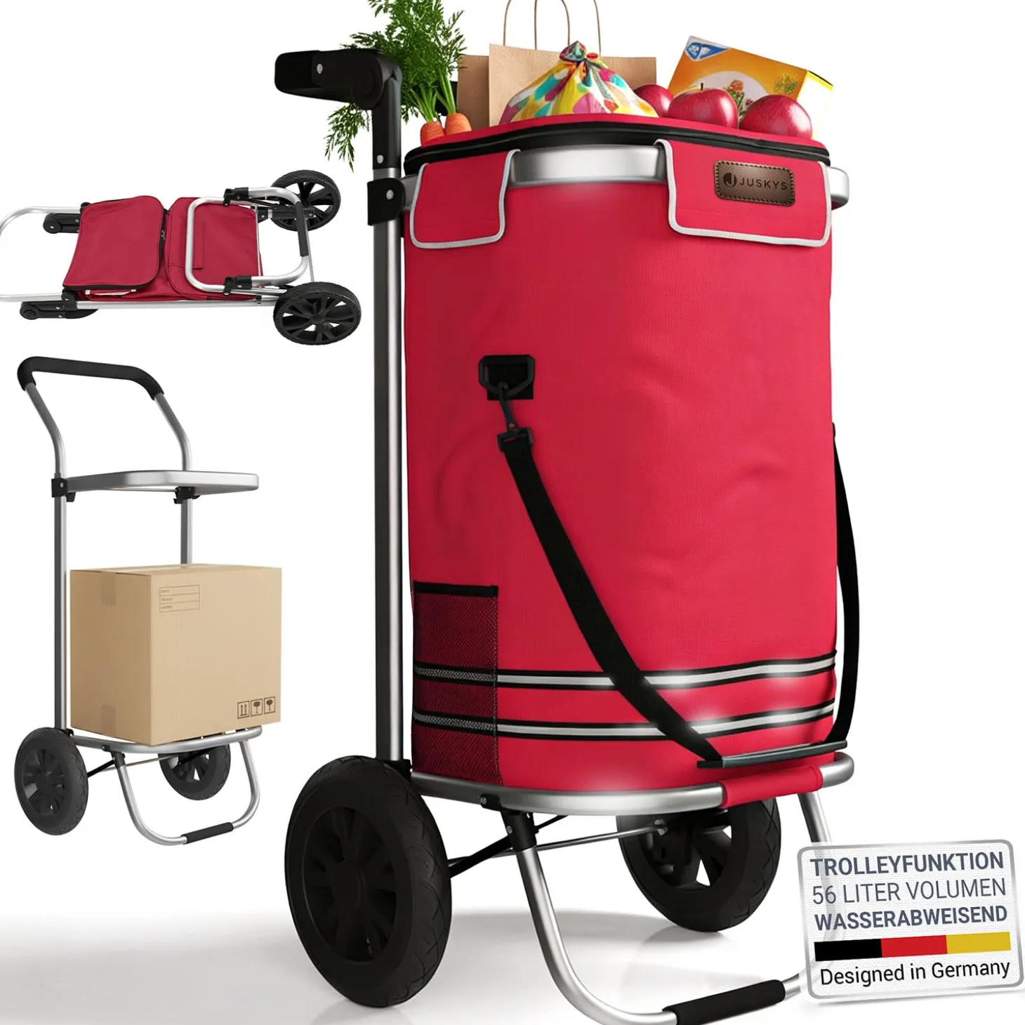 3in1 Einkaufstrolley - 56 L Kapazität
