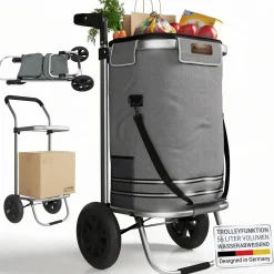 3in1 Einkaufstrolley - 56 L Kapazität