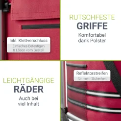 3in1 Einkaufstrolley - 56 L Kapazität