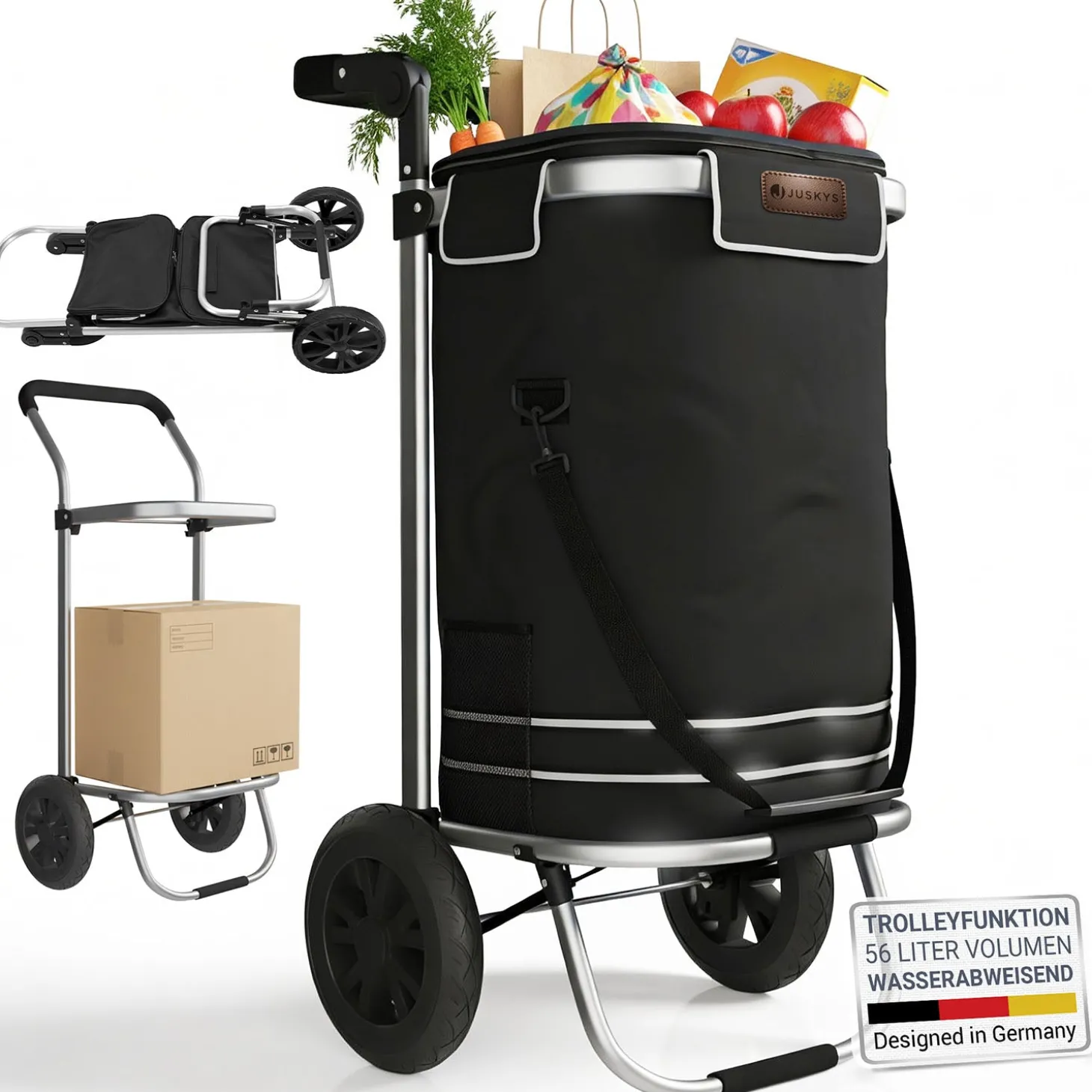 3in1 Einkaufstrolley - 56 L Kapazität