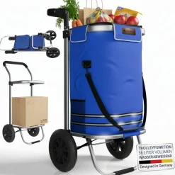 3in1 Einkaufstrolley - 56 L Kapazität
