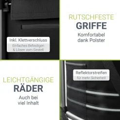 3in1 Einkaufstrolley - 56 L Kapazität