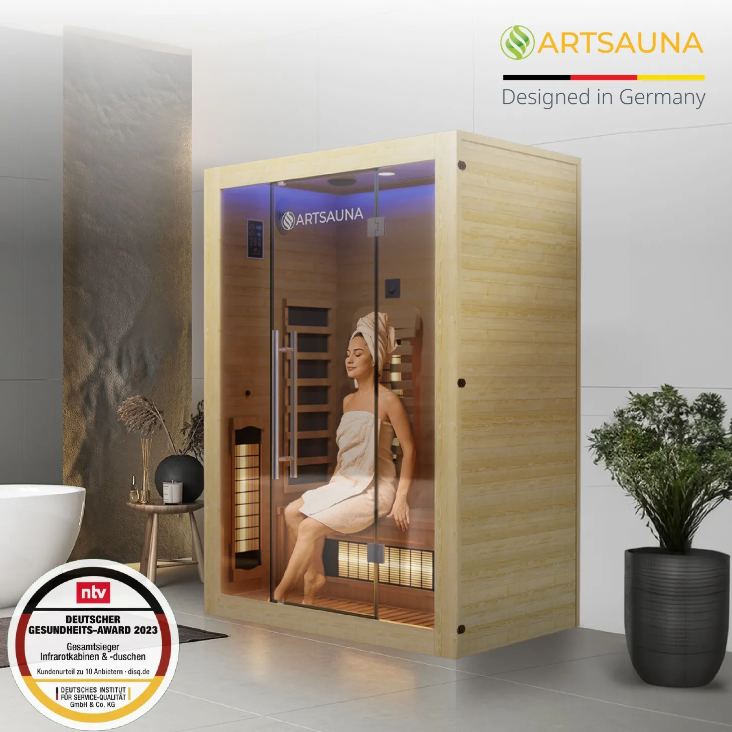 Infrarotkabine Kiruna 130 Premium