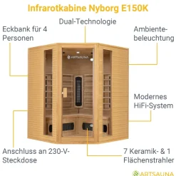 Infrarotkabine Nyborg E150K
