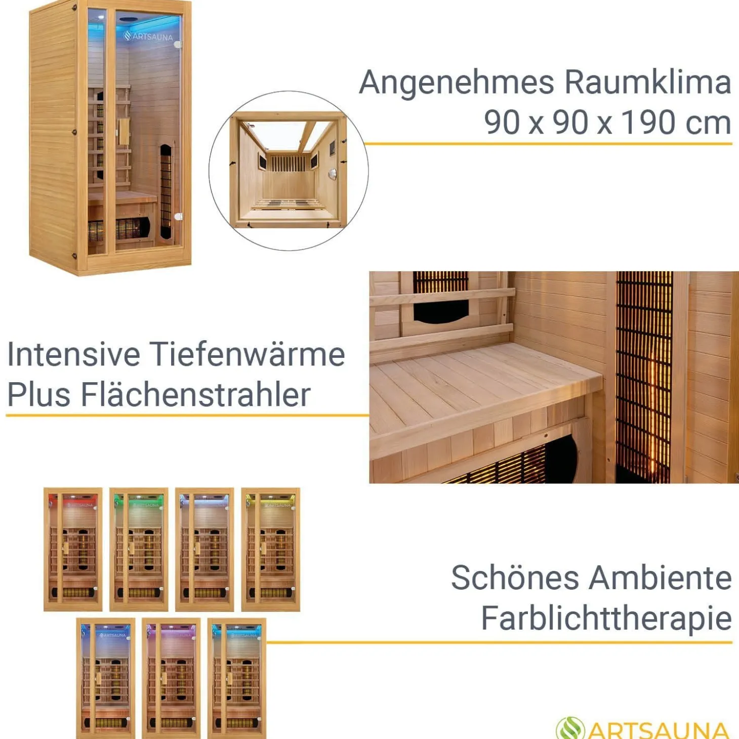 Infrarotkabine Nyborg S90V