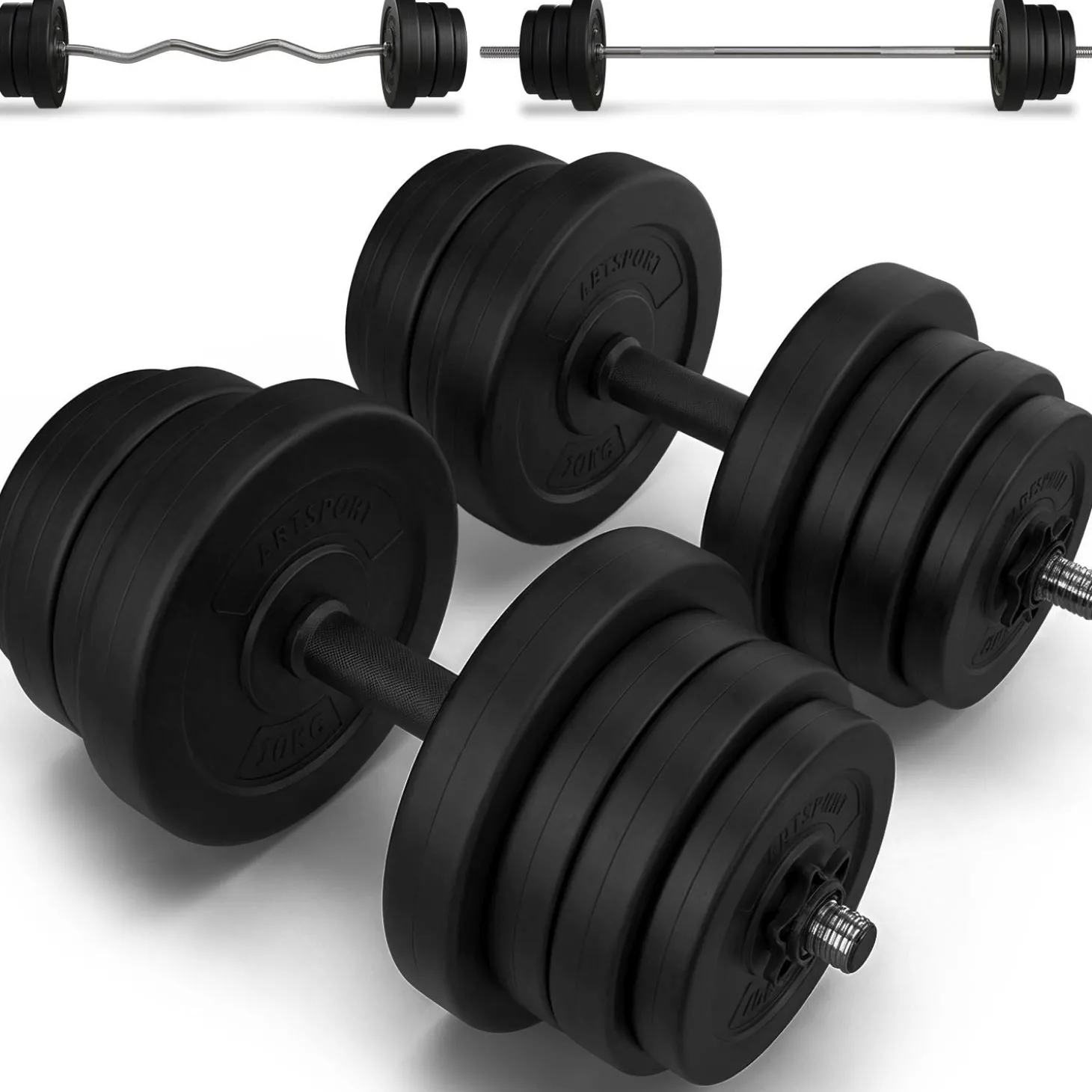 3in1 Hantelset 60kg