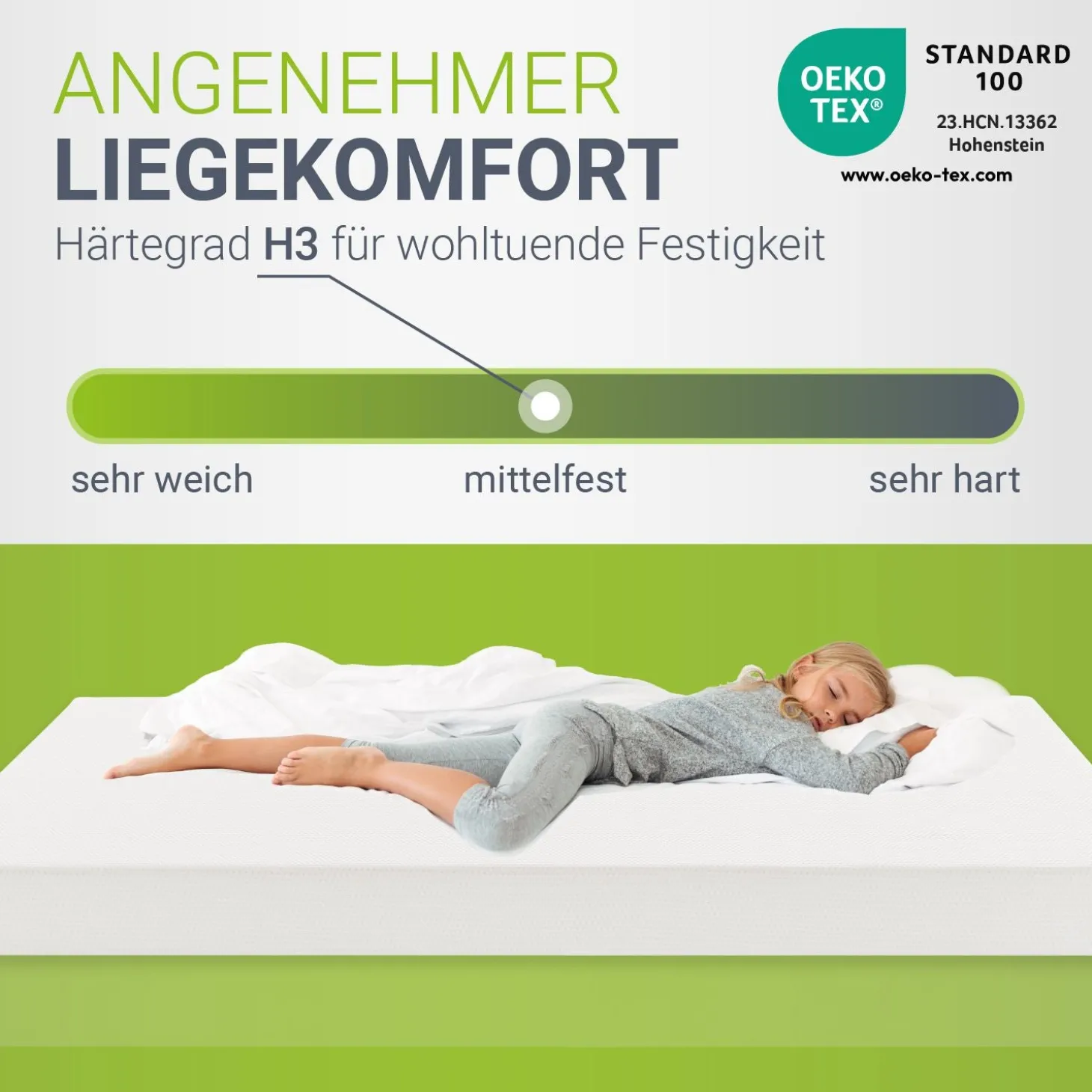 Kaltschaummatratze Härtegrad 3