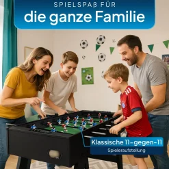 Kickertisch für Kinder und Erwachsene