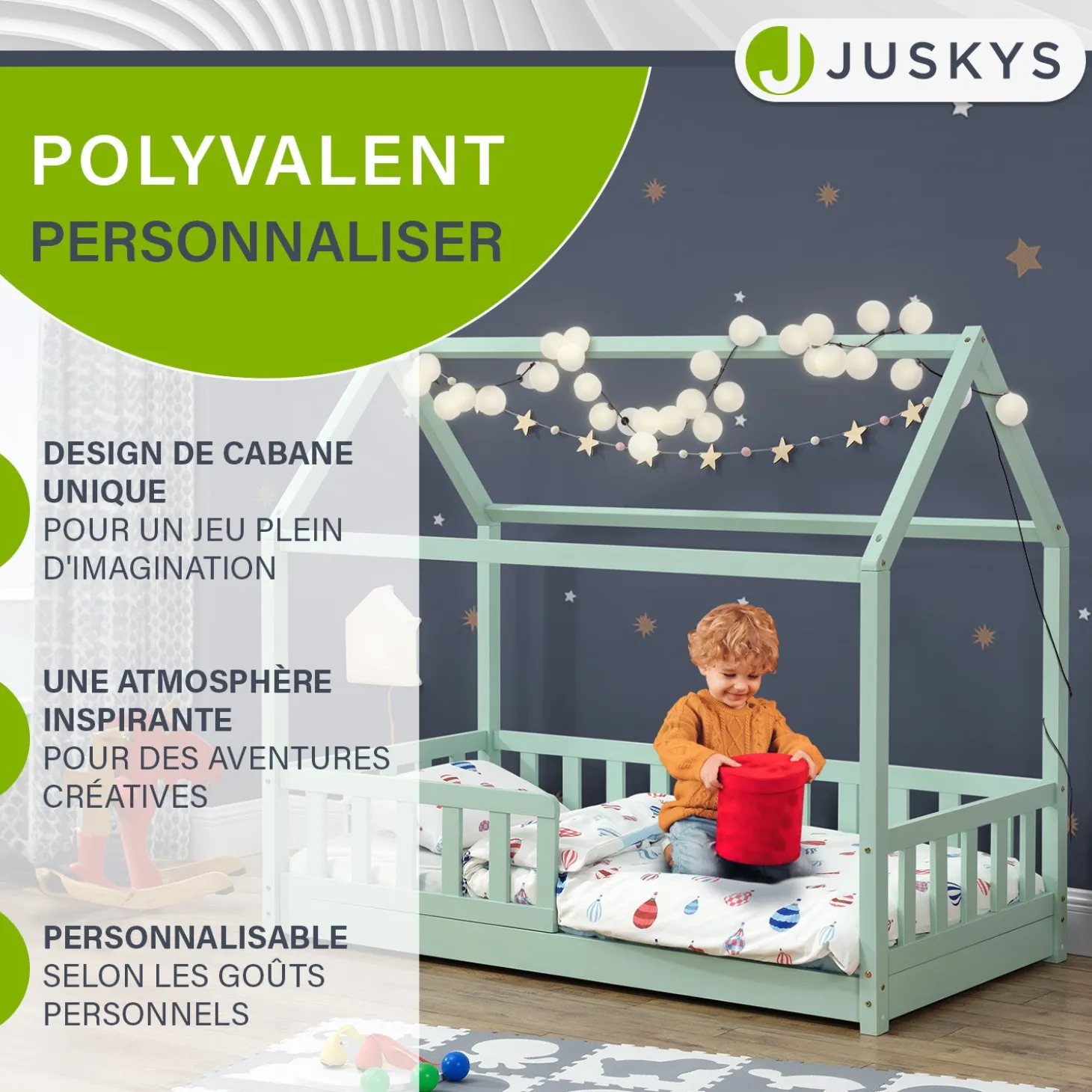 Kinderbett Marli 80 x 160 cm