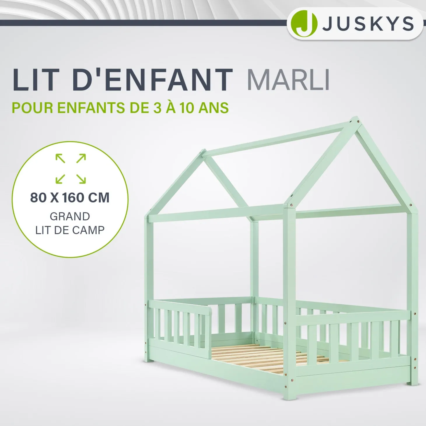 Kinderbett Marli 80 x 160 cm