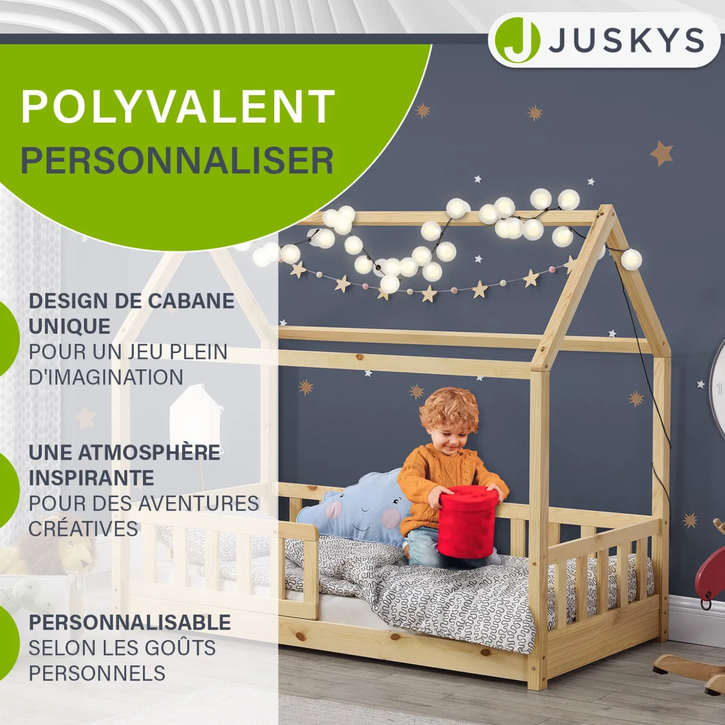 Kinderbett Marli 80 x 160 cm