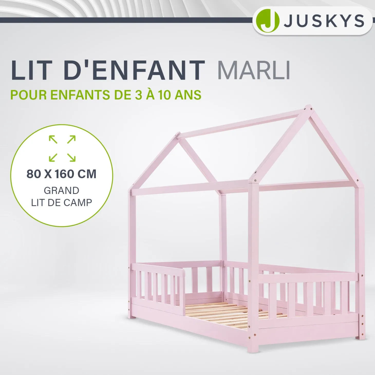 Kinderbett Marli 80 x 160 cm