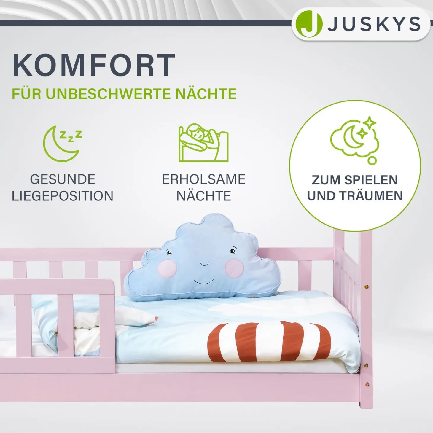 Kinderbett Marli 90 x 200 cm