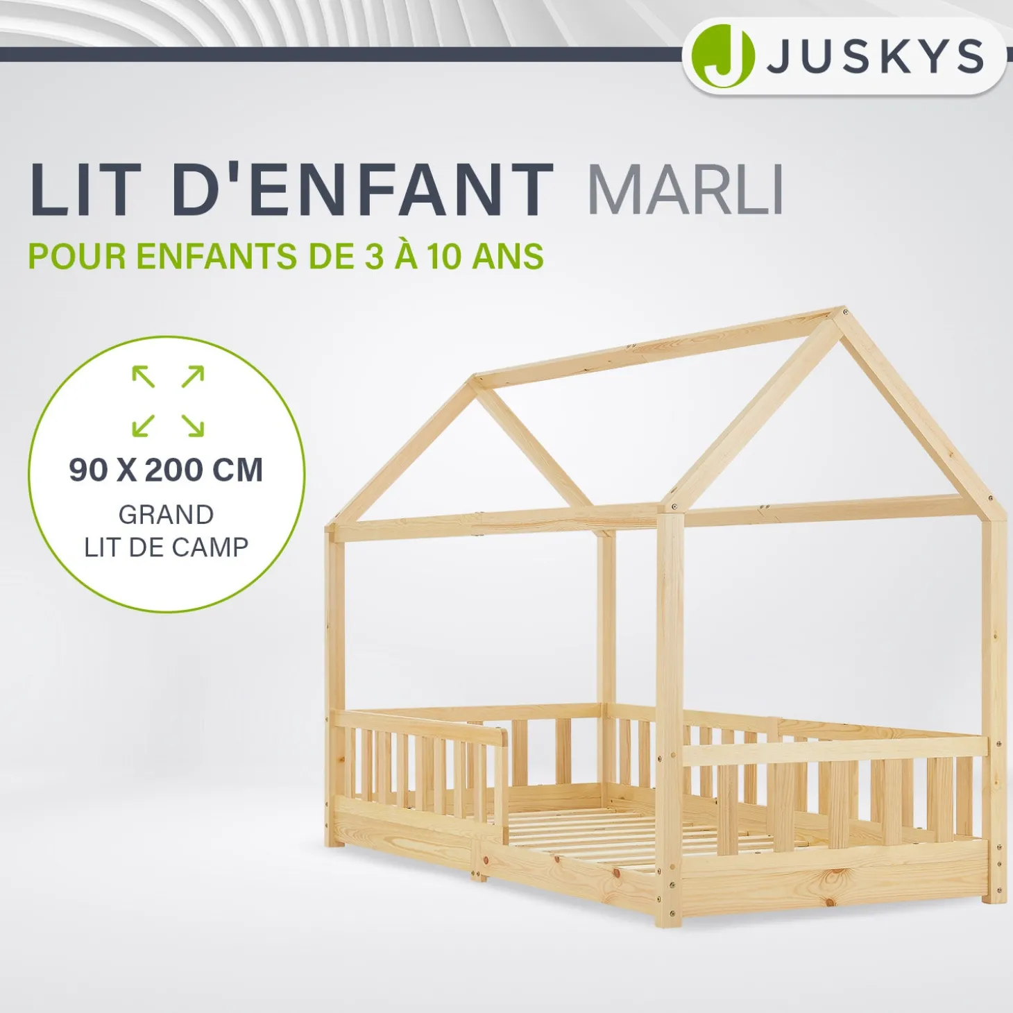 Kinderbett Marli 90 x 200 cm