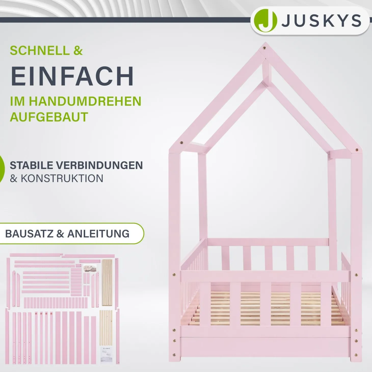 Kinderbett Marli 90 x 200 cm