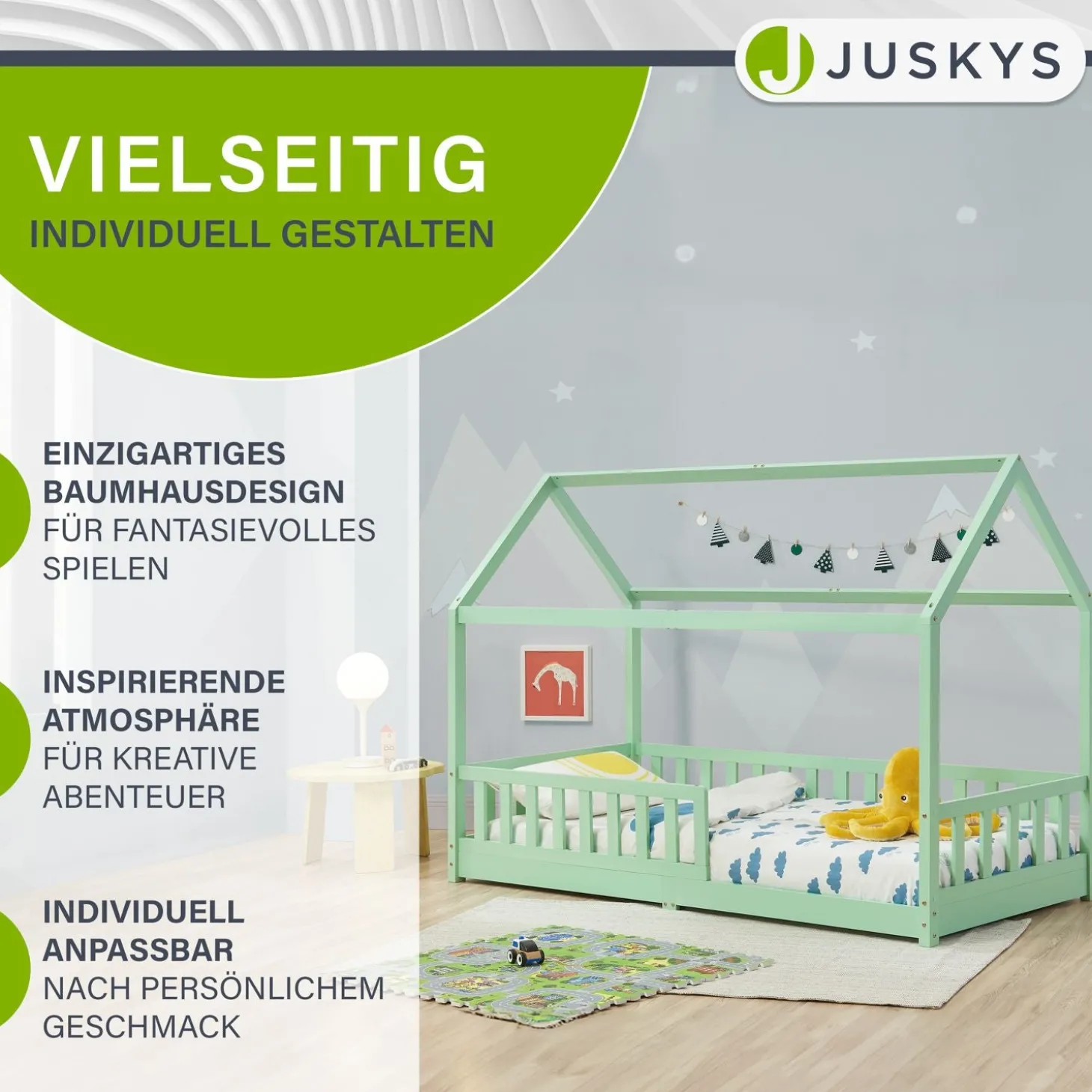 Kinderbett Marli 90 x 200 cm