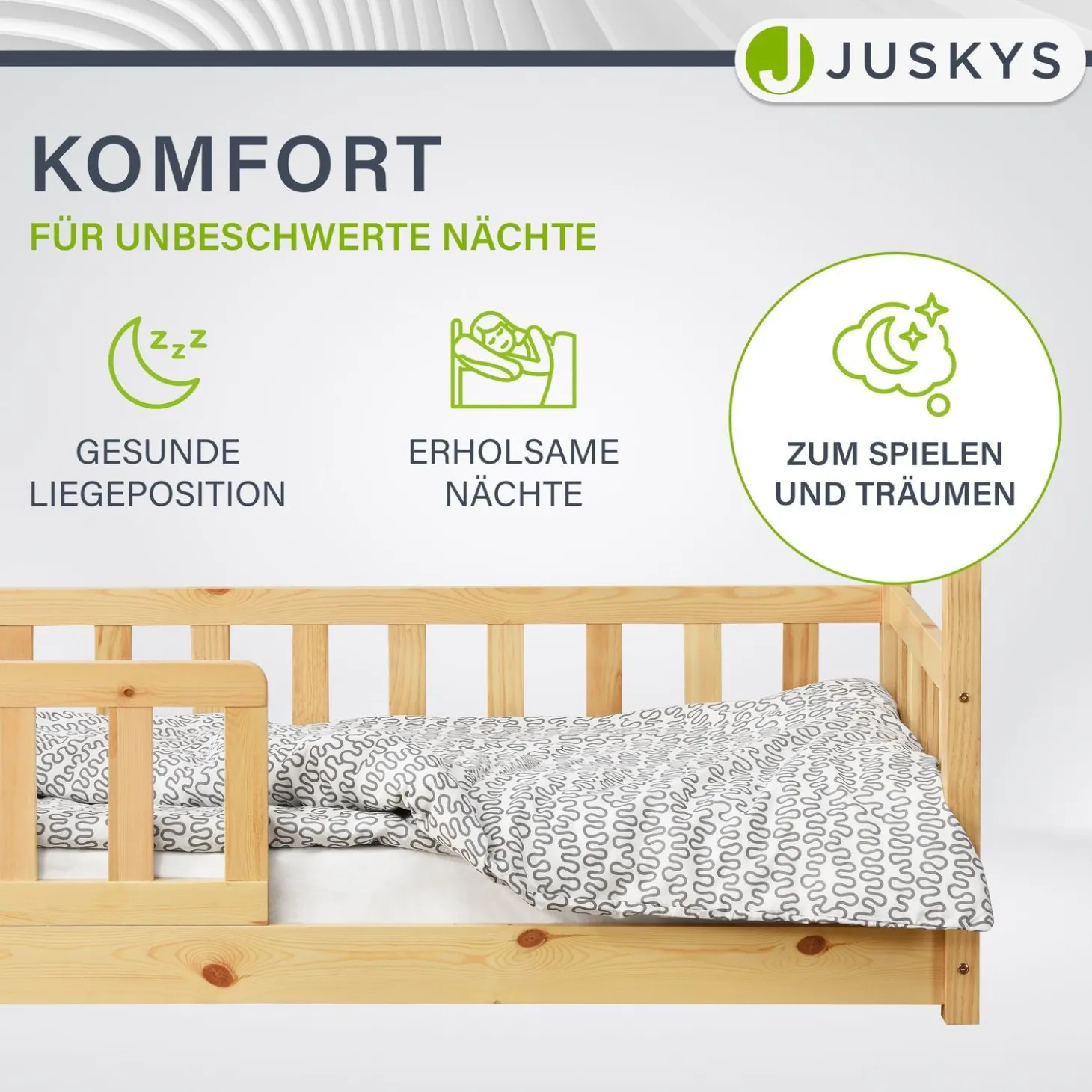 Kinderbett Marli 90 x 200 cm