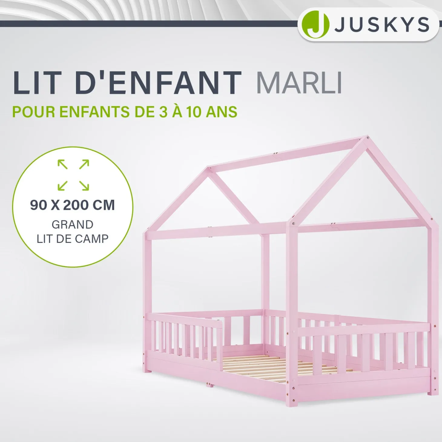 Kinderbett Marli 90 x 200 cm