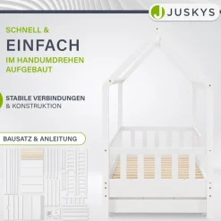 Kinderbett Marli 80 x 160 cm mit Bettkasten