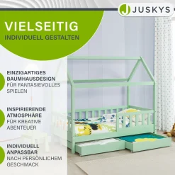 Kinderbett Marli 80 x 160 cm mit Bettkasten