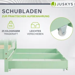 Kinderbett Marli 90 x 200 cm mit Bettkasten