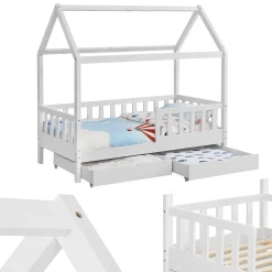 Kinderbett Marli 90 x 200 cm mit Bettkasten