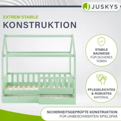 Kinderbett Marli 90 x 200 cm mit Bettkasten