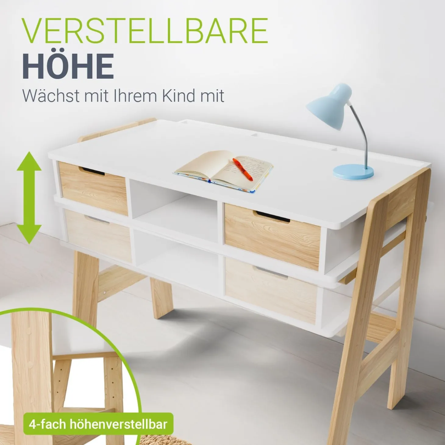 Kinder Schreibtisch Fietje