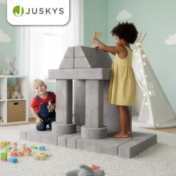 Kindersofa Kayo mit Cord Bezug & Kissen