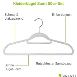 Kleiderbügel - Samt