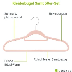 Kleiderbügel - Samt