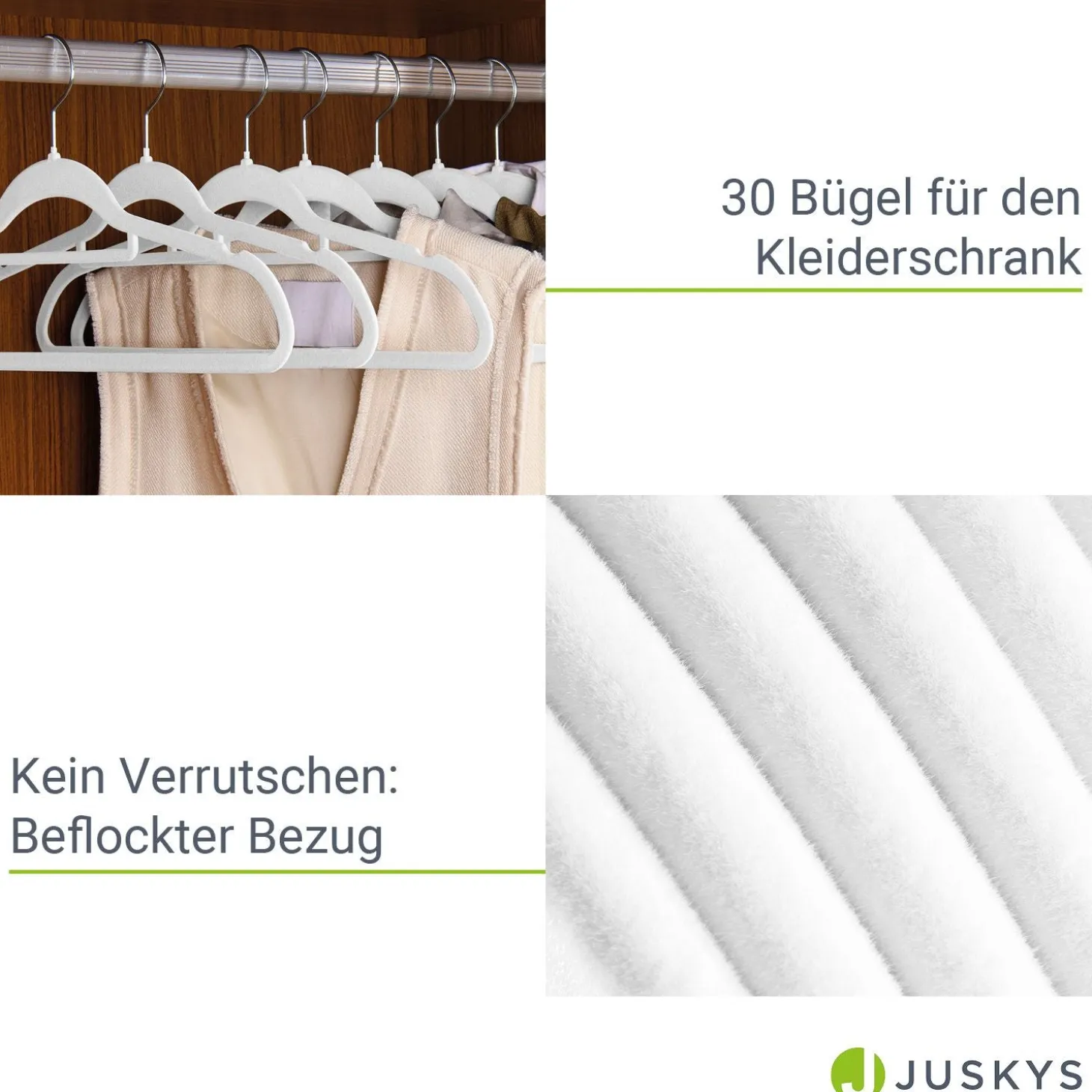 Kleiderbügel - Samt