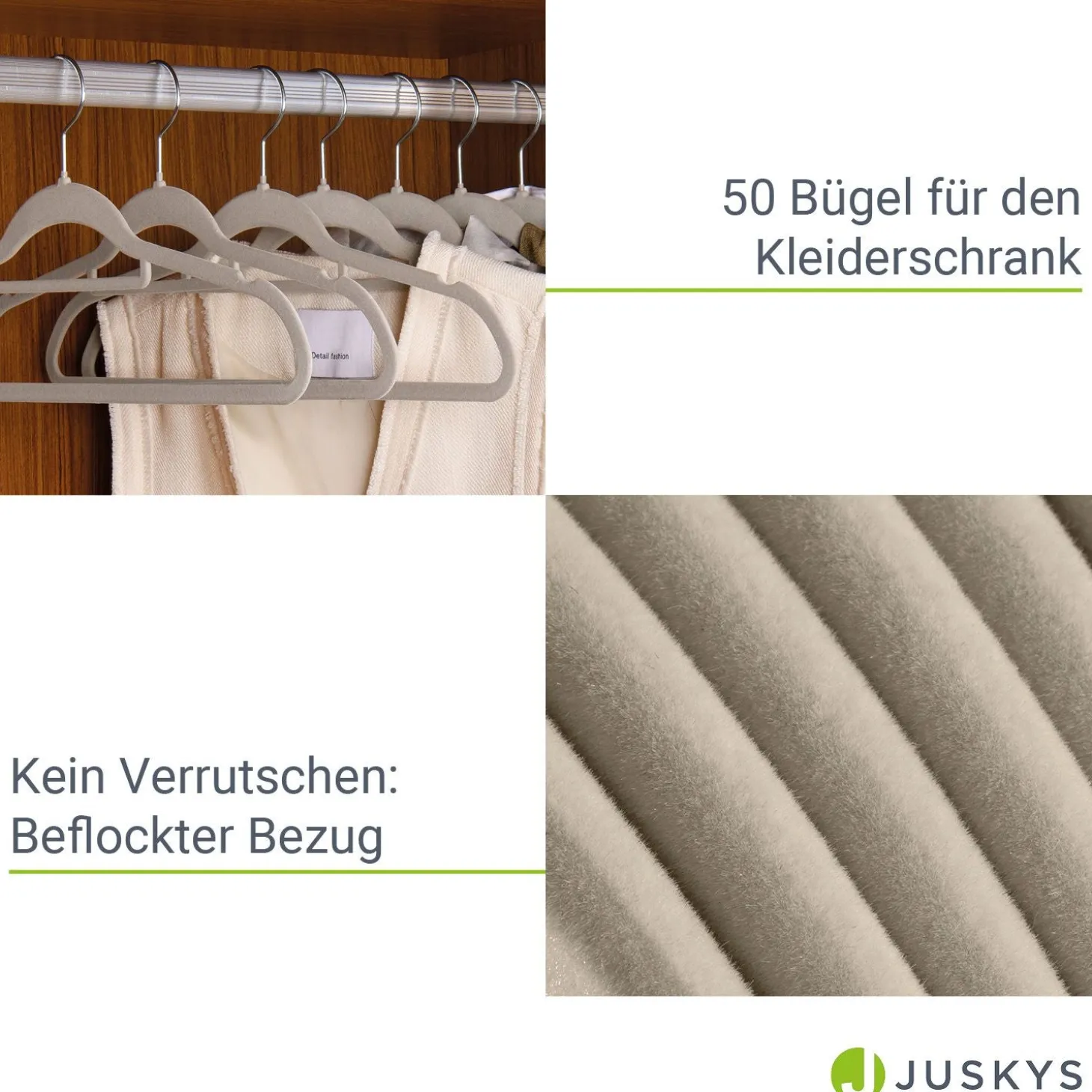 Kleiderbügel - Samt