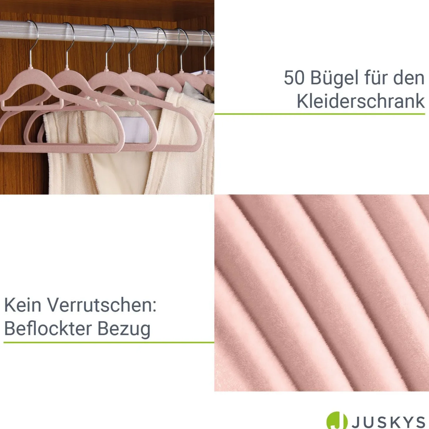 Kleiderbügel - Samt