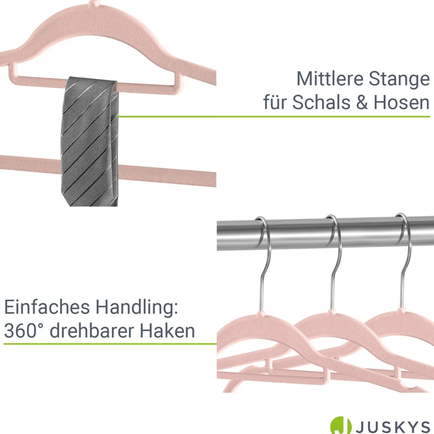 Kleiderbügel - Samt