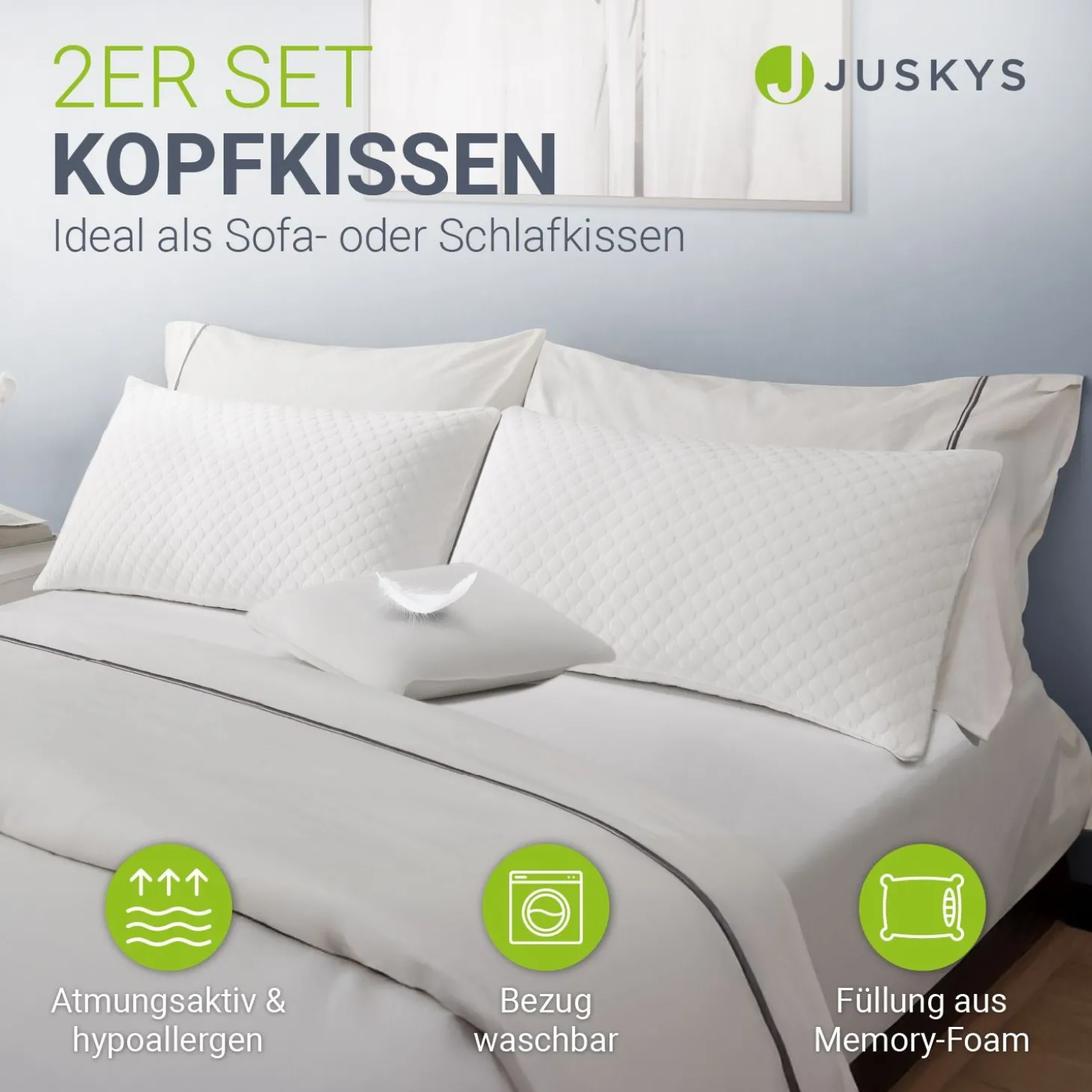 Kopfkissen - 2er Set