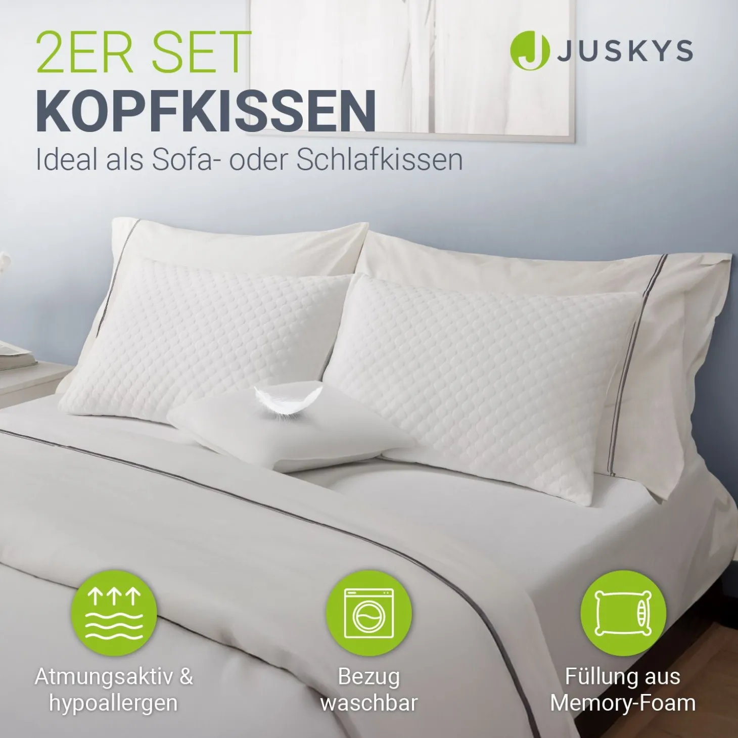 Kopfkissen - 2er Set