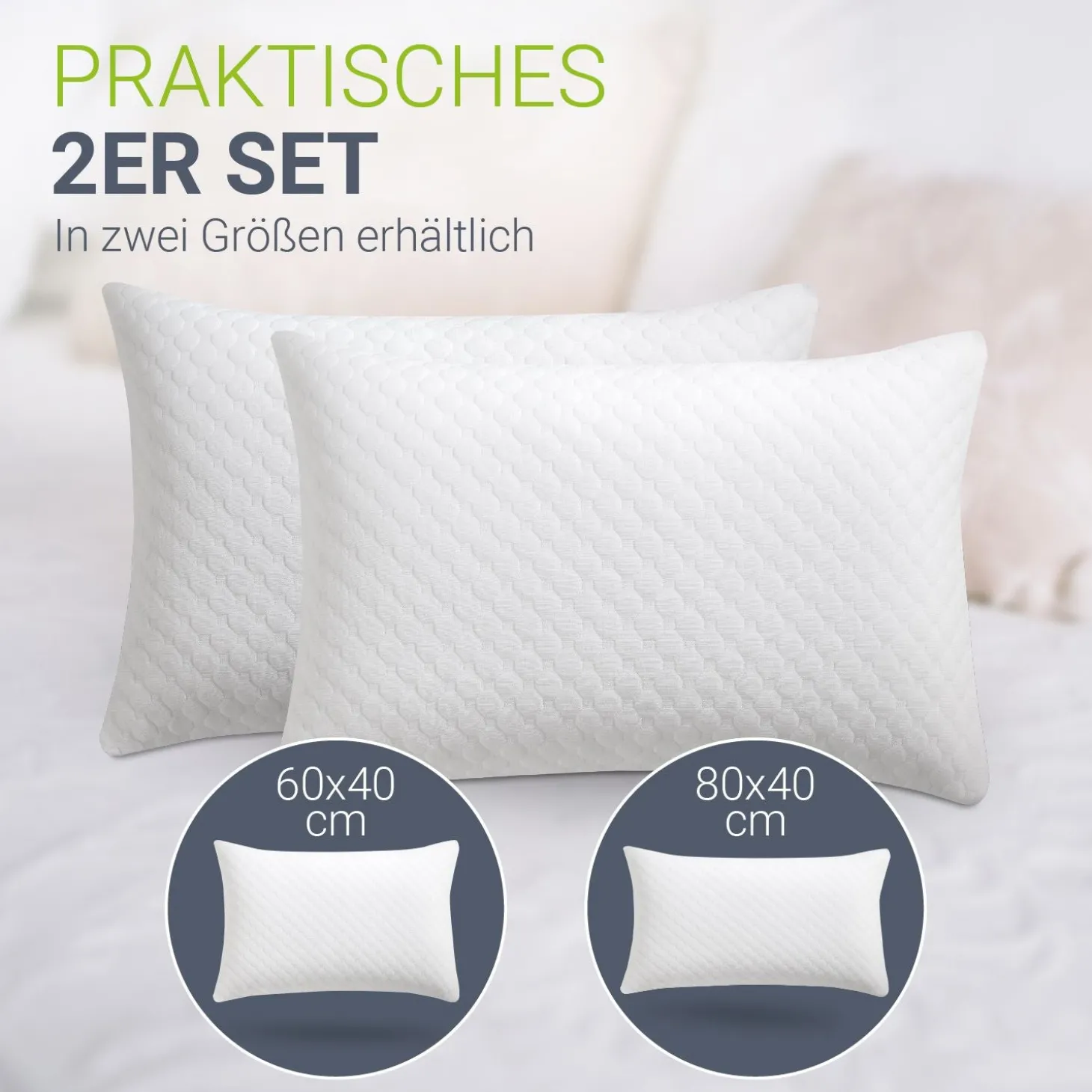 Kopfkissen - 2er Set