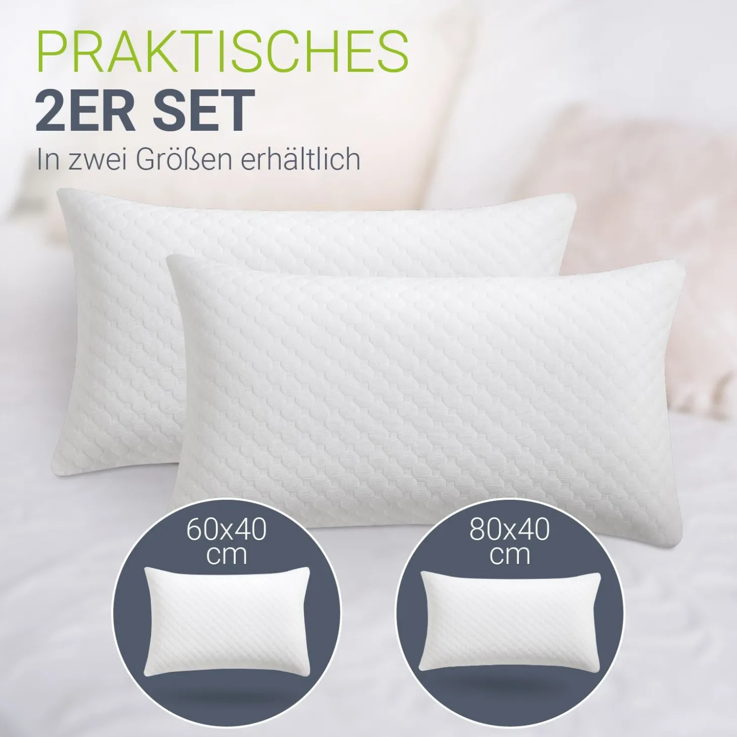 Kopfkissen - 2er Set