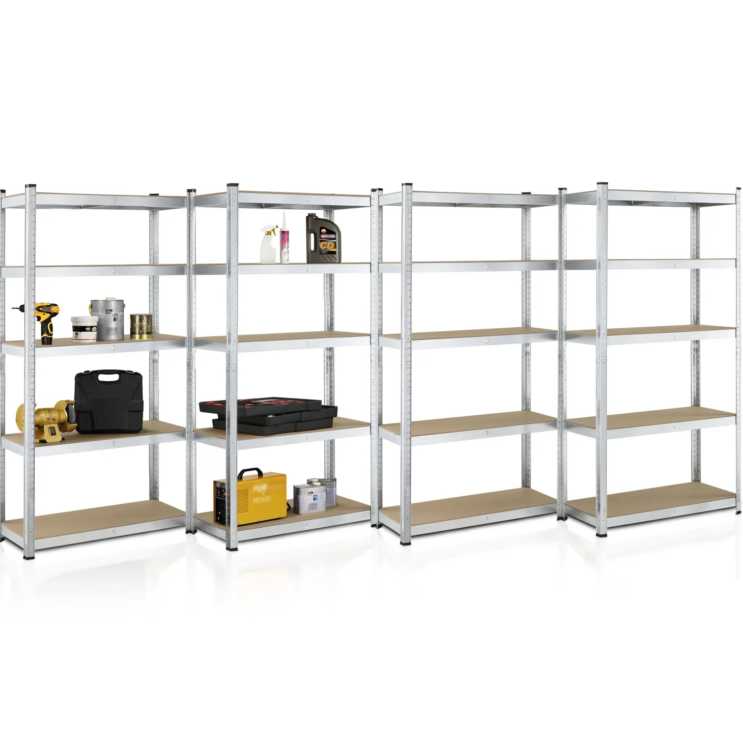 Lagerregal Basic 2er bis 8er Set 180 x 90 x 40 cm