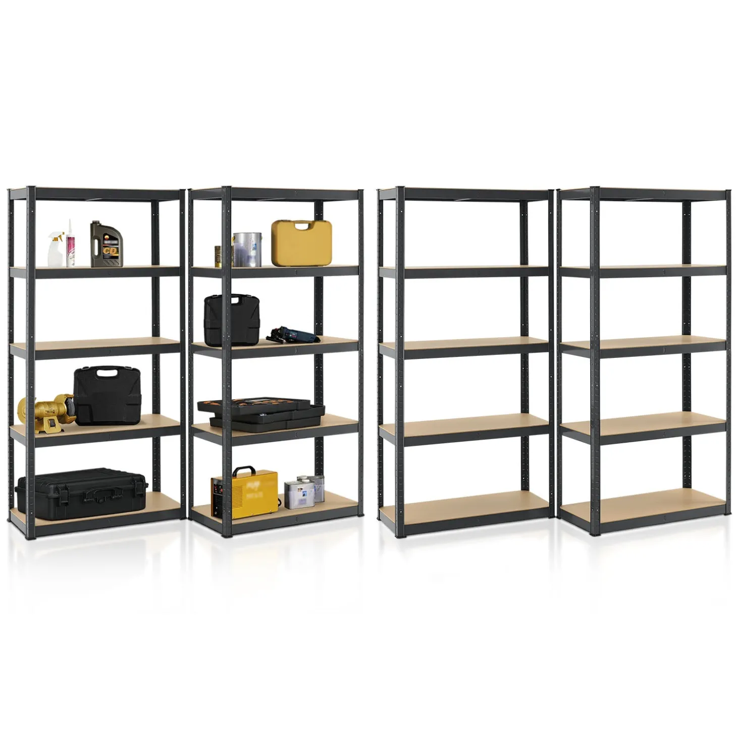 Lagerregal Basic 2er bis 8er Set 180 x 90 x 40 cm