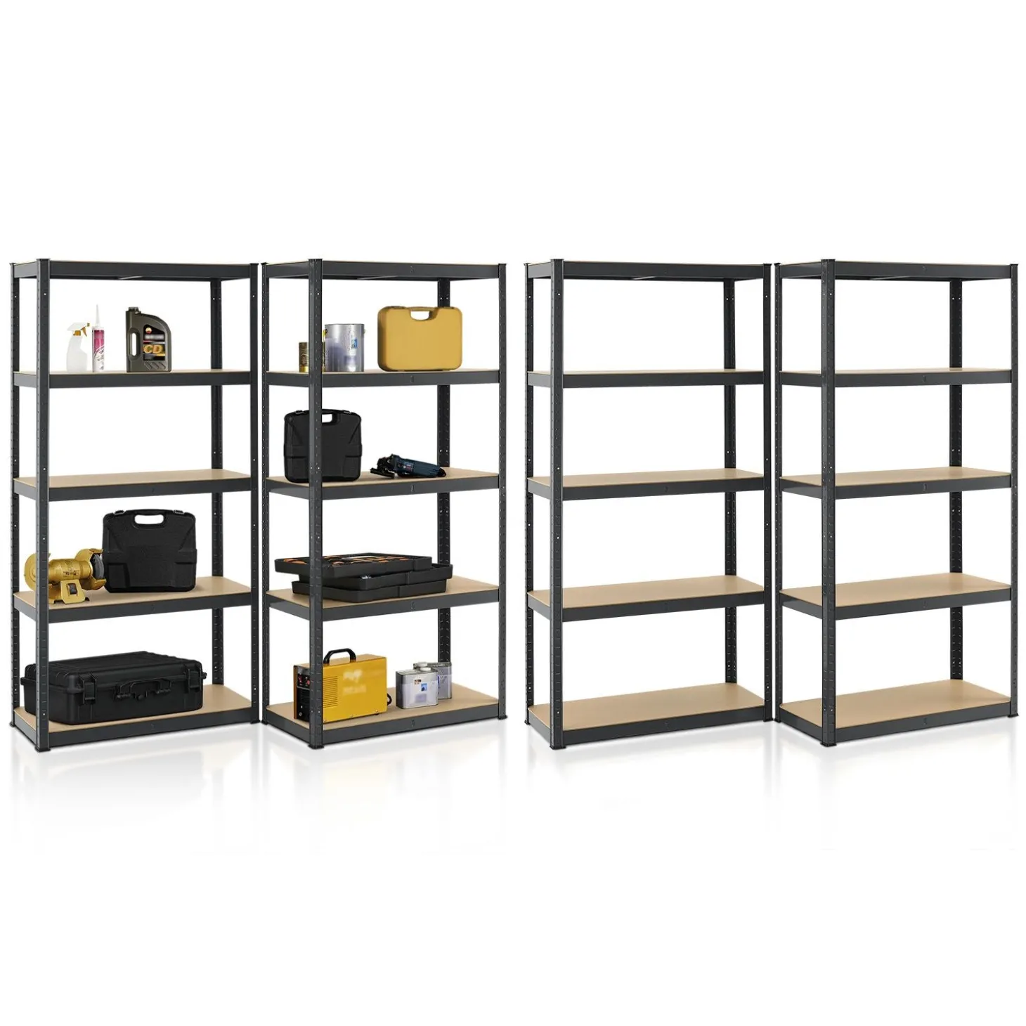 Lagerregal Basic 2er bis 8er Set 180 x 90 x 40 cm