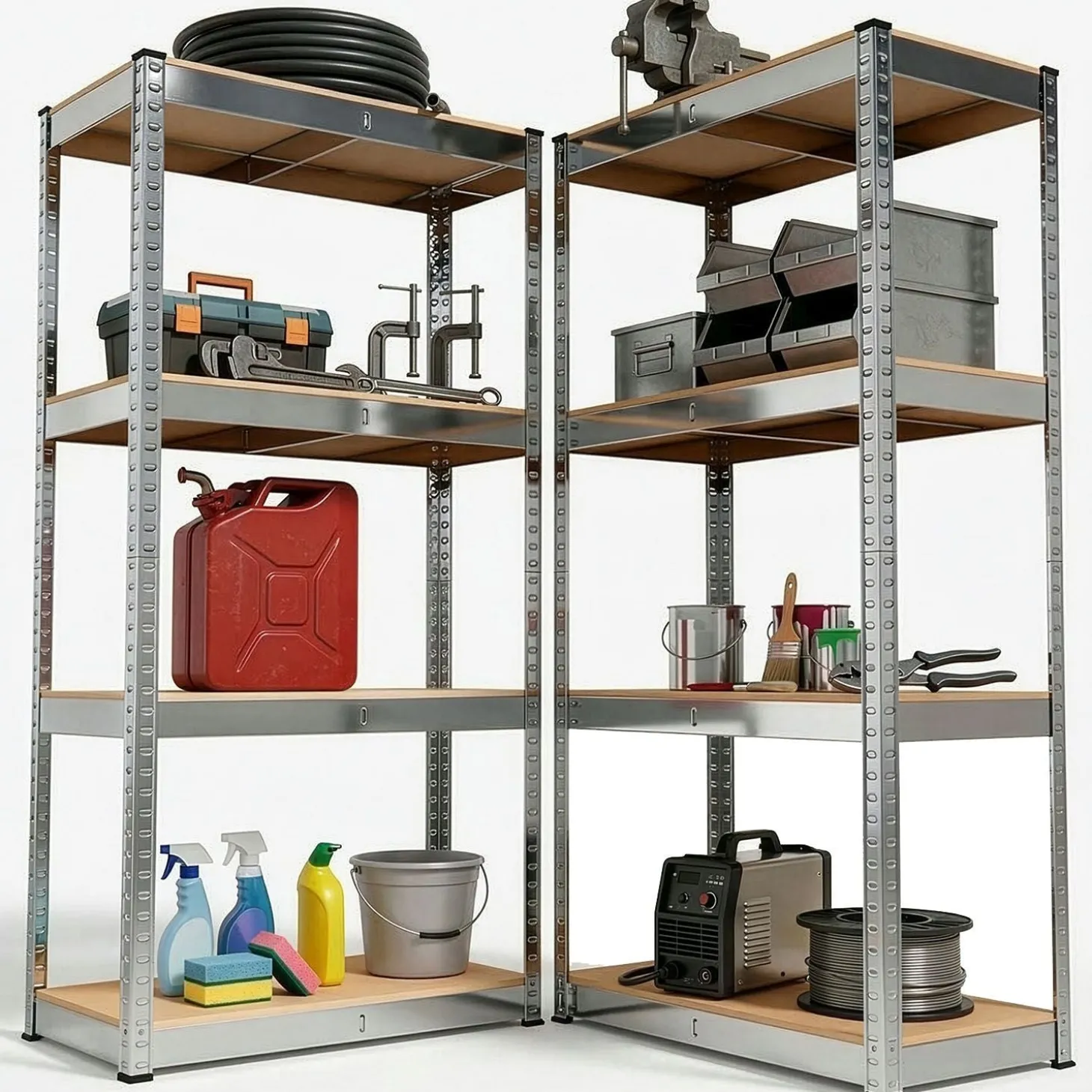 Lagerregal Easy 2er Set 160 x 80 x 40 cm