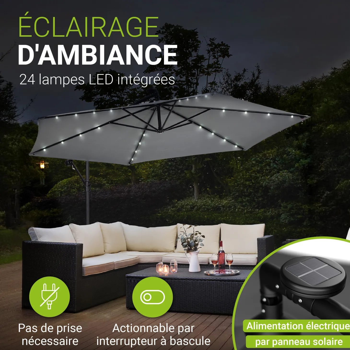 LED Ampelschirm Brazil