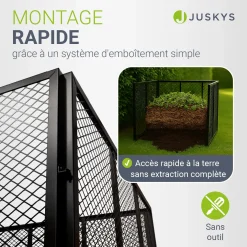 Metall Komposter für Gartenabfälle