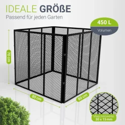 Metall Komposter für Gartenabfälle