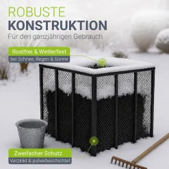 Metall Komposter für Gartenabfälle