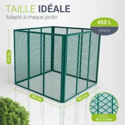 Metall Komposter für Gartenabfälle