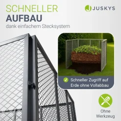 Metall Komposter für Gartenabfälle