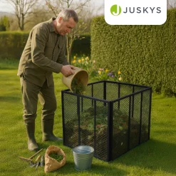 Metall Komposter für Gartenabfälle